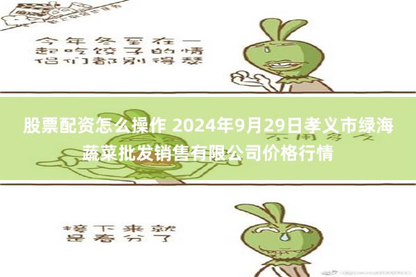 股票配资怎么操作 2024年9月29日孝义市绿海蔬菜批发销售有限公司价格行情