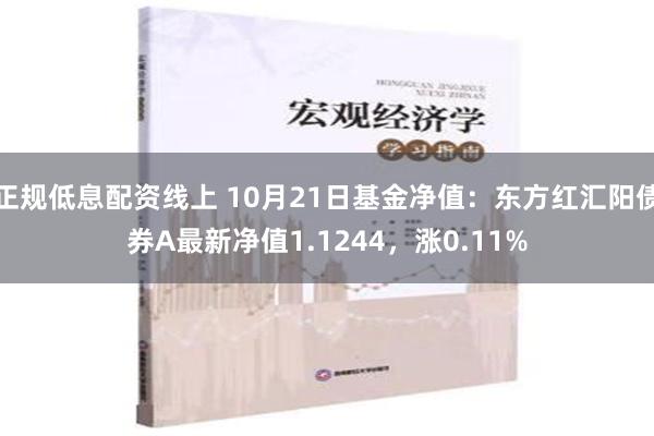 正规低息配资线上 10月21日基金净值：东方红汇阳债券A最新净值1.1244，涨0.11%